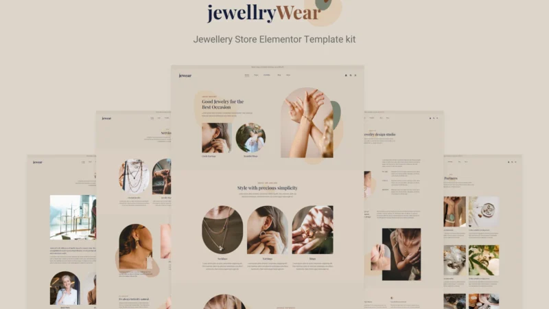 jewelry ecommerce template